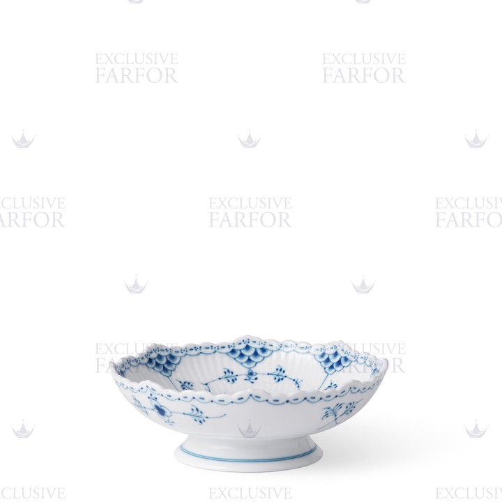Чаша на ножке 0,42л коллекции Blue Fluted Half Lace бренда Royal Copenhagen