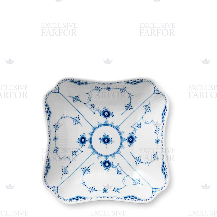 Салатник 20,5см коллекции Blue Fluted Half Lace бренда Royal Copenhagen