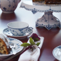 Тарелка закусочная 19см коллекции Blue Fluted Half Lace бренда Royal Copenhagen