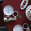 Тарелка закусочная 19см коллекции Blue Fluted Half Lace бренда Royal Copenhagen