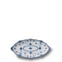 Блюдо овальное 24х12см коллекции Blue Fluted Half Lace бренда Royal Copenhagen