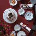 Блюдо на ножке 31см коллекции Blue Fluted Half Lace бренда Royal Copenhagen