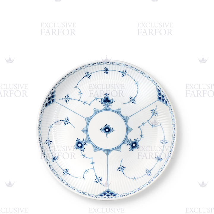 Чаша 25см коллекции Blue Fluted Half Lace бренда Royal Copenhagen