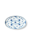 Блюдо овальное 23х15см коллекции Blue Fluted Half Lace бренда Royal Copenhagen
