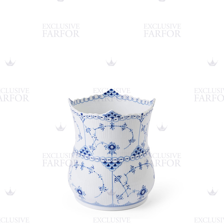 Ваза 17см коллекции Blue Fluted Half Lace бренда Royal Copenhagen