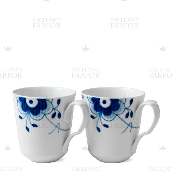 Кружка 0,37л, 2шт. коллекции Blue Fluted Mega бренда Royal Copenhagen