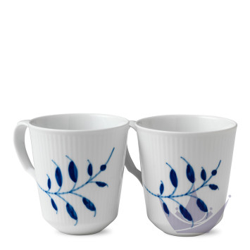 Кружка 0,37л, 2шт. коллекции Blue Fluted Mega бренда Royal Copenhagen