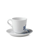 Чашка эспрессо с блюдцем 0,09л коллекции Blue Fluted Mega бренда Royal Copenhagen