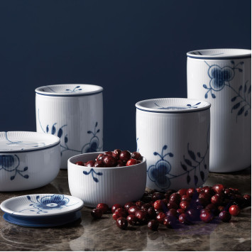 Емкость для хранения 13см коллекции Blue Fluted Mega бренда Royal Copenhagen