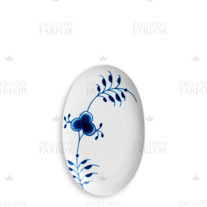 Блюдо овальное 23х15см коллекции Blue Fluted Mega бренда Royal Copenhagen