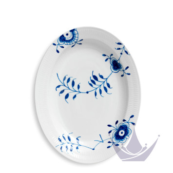 Блюдо овальное 36см коллекции Blue Fluted Mega бренда Royal Copenhagen