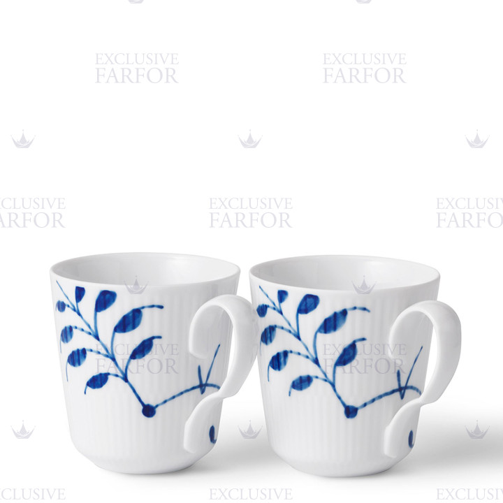 Кружка 0,28л, 2шт. коллекции Blue Fluted Mega бренда Royal Copenhagen