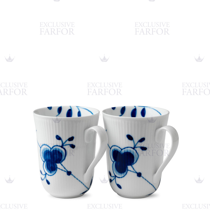 Кружка 0,33л, 2шт. коллекции Blue Fluted Mega бренда Royal Copenhagen