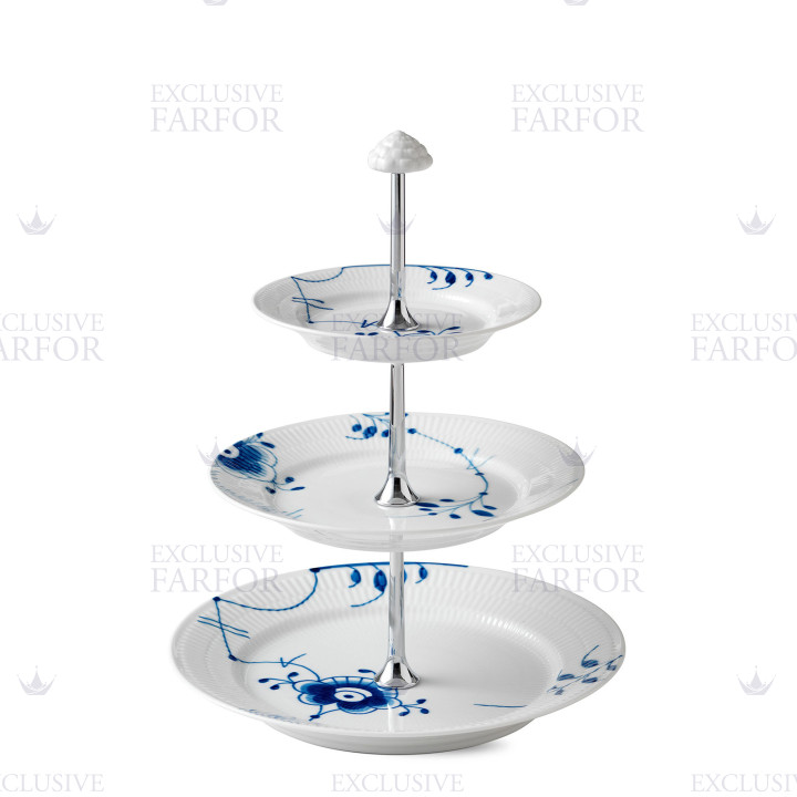 Этажерка 35см коллекции Blue Fluted Mega бренда Royal Copenhagen