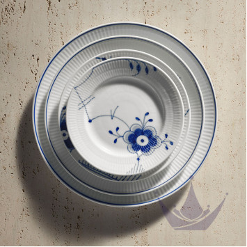 Тарелка десертная 17см коллекции Blue Fluted Mega 
