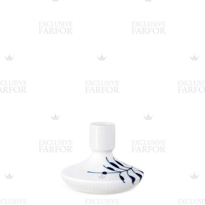 Подсвечник 8см коллекции Blue Fluted Mega бренда Royal Copenhagen