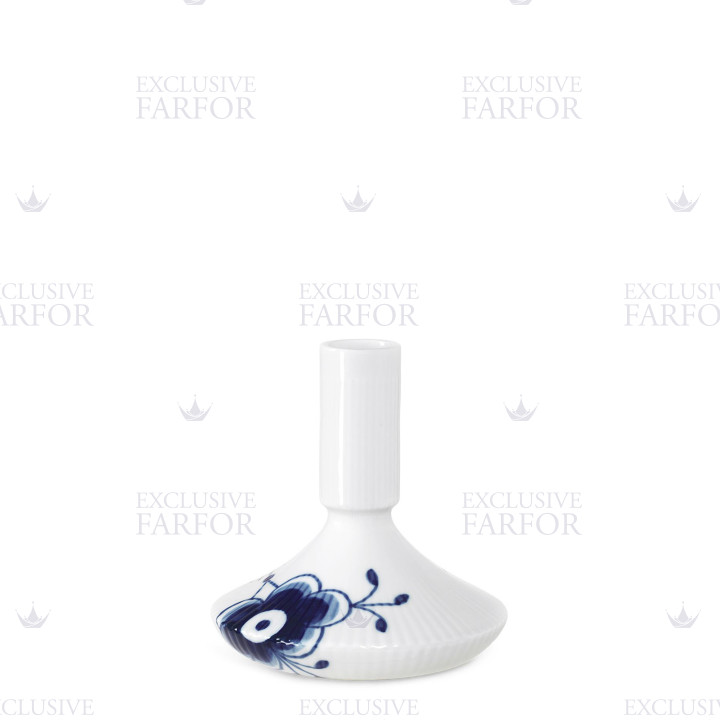Подсвечник 12см коллекции Blue Fluted Mega бренда Royal Copenhagen