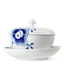 Чаша с блюдцем и с крышкой 0,38л коллекции Blue Fluted Mega бренда Royal Copenhagen