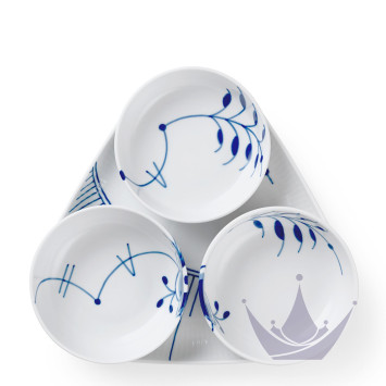 Набор из 4 предметов коллекции Blue Fluted Mega бренда Royal Copenhagen