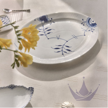 Блюдо овальное 35см коллекции Blue Fluted Mega 