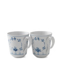 Кружка 0,38л, 2шт. коллекции Blue Fluted Plain бренда Royal Copenhagen