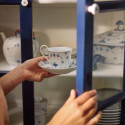 Чашка с блюдцем 0,24л коллекции Blue Fluted Plain бренда Royal Copenhagen