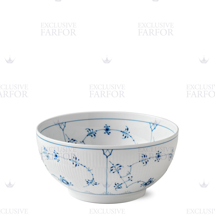 Салатник 3,1л коллекции Blue Fluted Plain бренда Royal Copenhagen