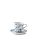 Чашка эспрессо с блюдцем 0,09л коллекции Blue Fluted Plain бренда Royal Copenhagen