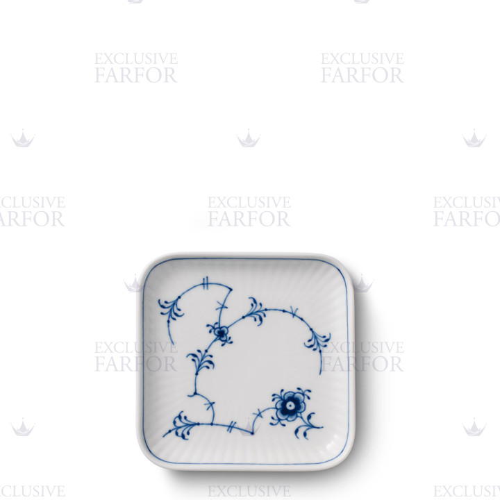 Чаша квадратная 10см коллекции Blue Fluted Plain бренда Royal Copenhagen