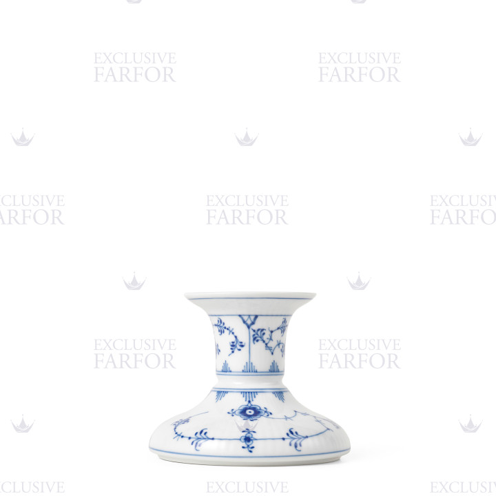 Подсвечник 7,5см коллекции Blue Fluted Plain бренда Royal Copenhagen
