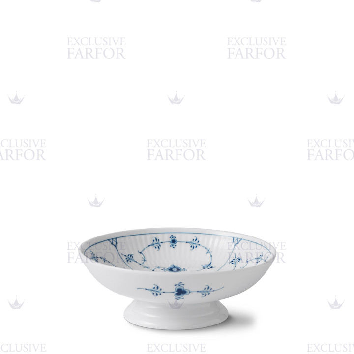 Чаша на ножке 0,42л коллекции Blue Fluted Plain бренда Royal Copenhagen