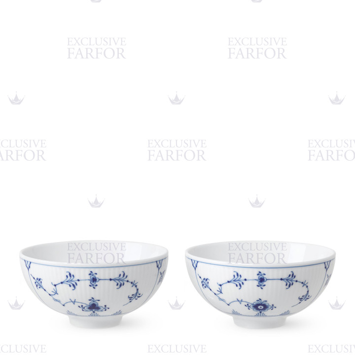 Чаша 0,3л, 2шт. коллекции Blue Fluted Plain бренда Royal Copenhagen