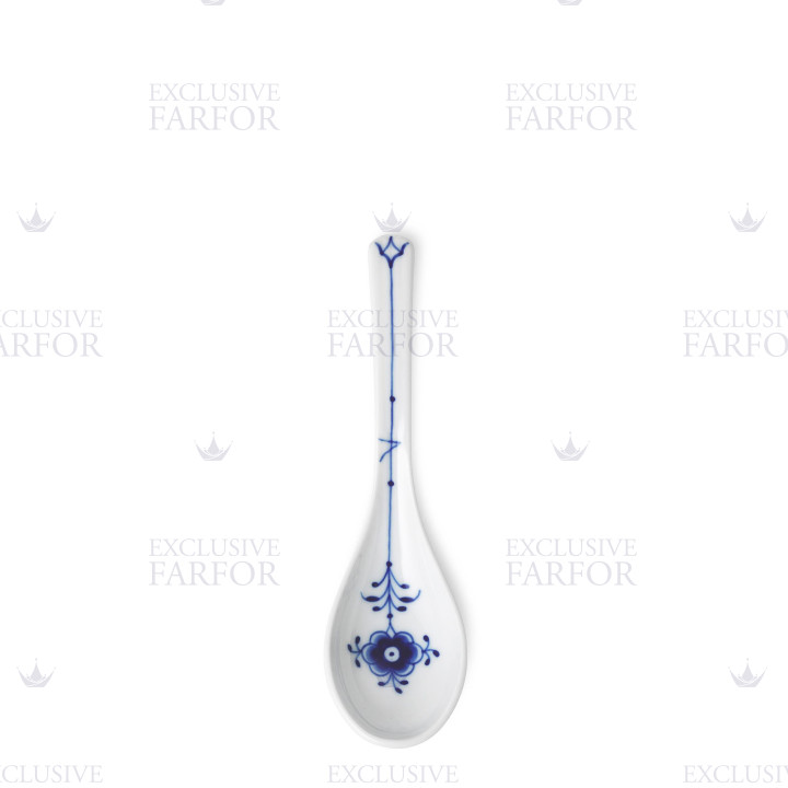 Ложка фарфоровая 15см коллекции Blue Fluted Plain бренда Royal Copenhagen