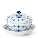 Чаша с блюдцем и с крышкой 0,38л коллекции Blue Fluted Plain бренда Royal Copenhagen