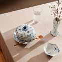 Чаша с блюдцем и с крышкой 0,38л коллекции Blue Fluted Plain бренда Royal Copenhagen