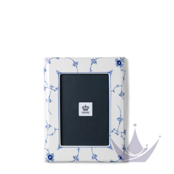 Рамка для фотографии 10х14см коллекции Blue Fluted Plain бренда Royal Copenhagen