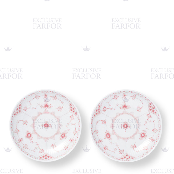 Чаша 15см, 2шт. коллекции Coral Fluted Half Lace бренда Royal Copenhagen
