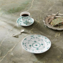 Чашка с блюдцем 0,14л коллекции Emerald Green Fluted Full Lace бренда Royal Copenhagen