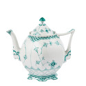 Чайник 1л коллекции Emerald Green Fluted Full Lace бренда Royal Copenhagen
