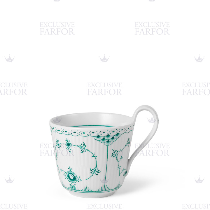 Кружка 0,33л коллекции Emerald Green Fluted Half Lace бренда Royal Copenhagen