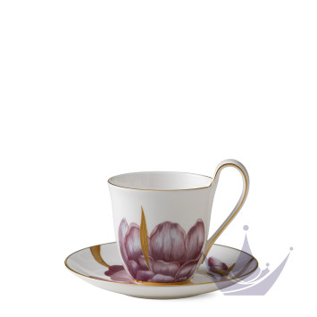 Чашка с блюдцем 0,27л коллекции Flora 