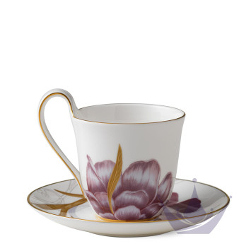 Чашка с блюдцем 0,27л коллекции Flora 
