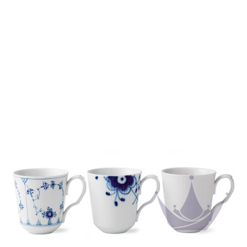 Кружка 0,37л, 3шт. коллекции Gifts With History бренда Royal Copenhagen