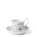Чашка с блюдцем 0,24л коллекции Green Fluted Plain бренда Royal Copenhagen