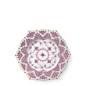 Тарелка закусочная 21см коллекции Purpur Fluted Full Lace (Лимитированная серия) бренда Royal Copenhagen