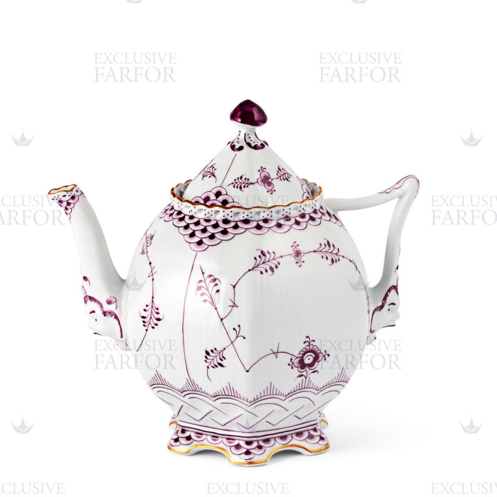 Чайник 0,7л коллекции Purpur Fluted Full Lace (Лимитированная серия) бренда Royal Copenhagen