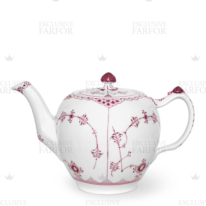 Чайник 1л коллекции Purpur Fluted Half Lace бренда Royal Copenhagen