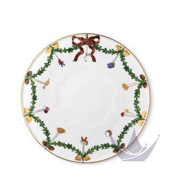 Блюдо для пирога 32см коллекции Star Fluted Christmas бренда Royal Copenhagen