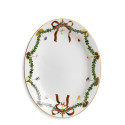 Блюдо овальное 37см коллекции Star Fluted Christmas бренда Royal Copenhagen
