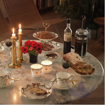 Блюдо овальное 39см коллекции Star Fluted Christmas бренда Royal Copenhagen